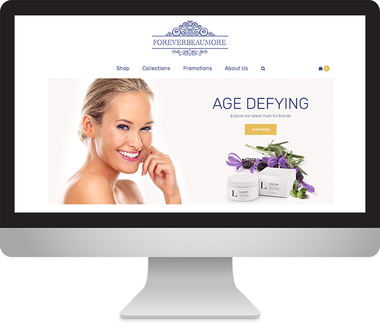 Forever Beaumore Website Design