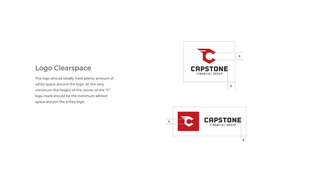 Capstone logo design