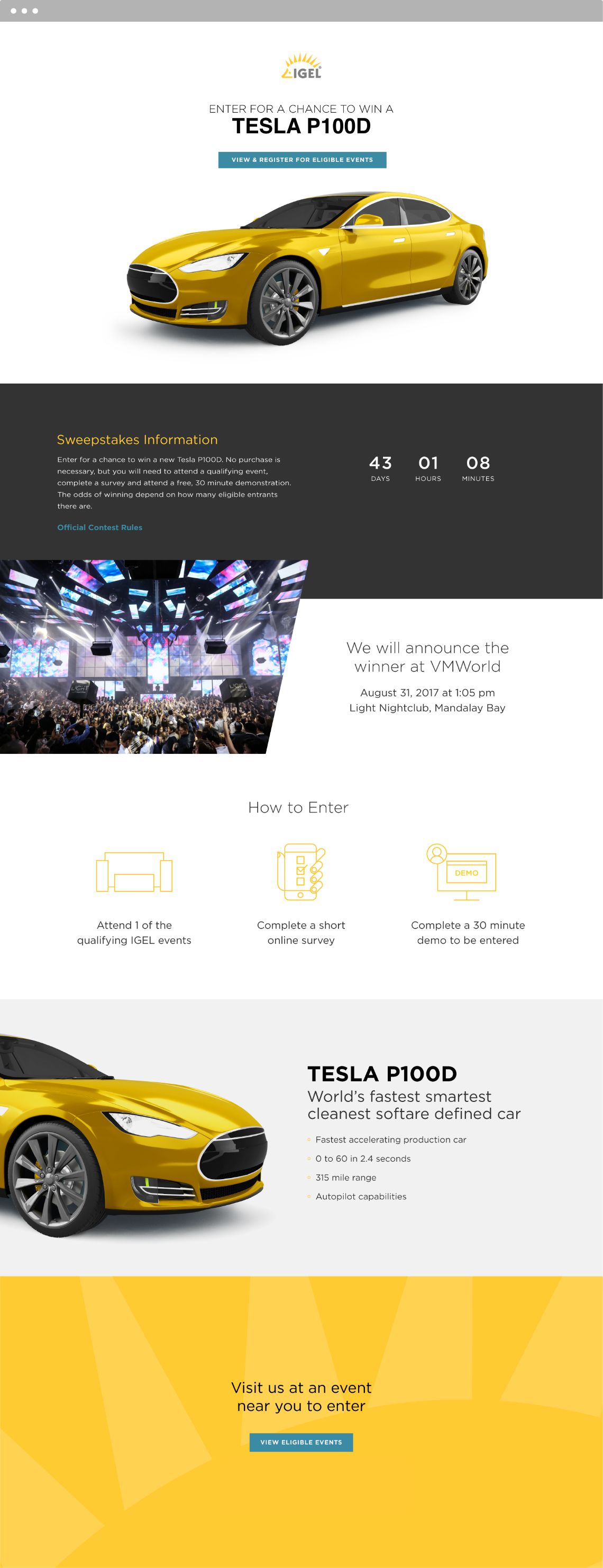 Igel Tesla Website Desing Responsive