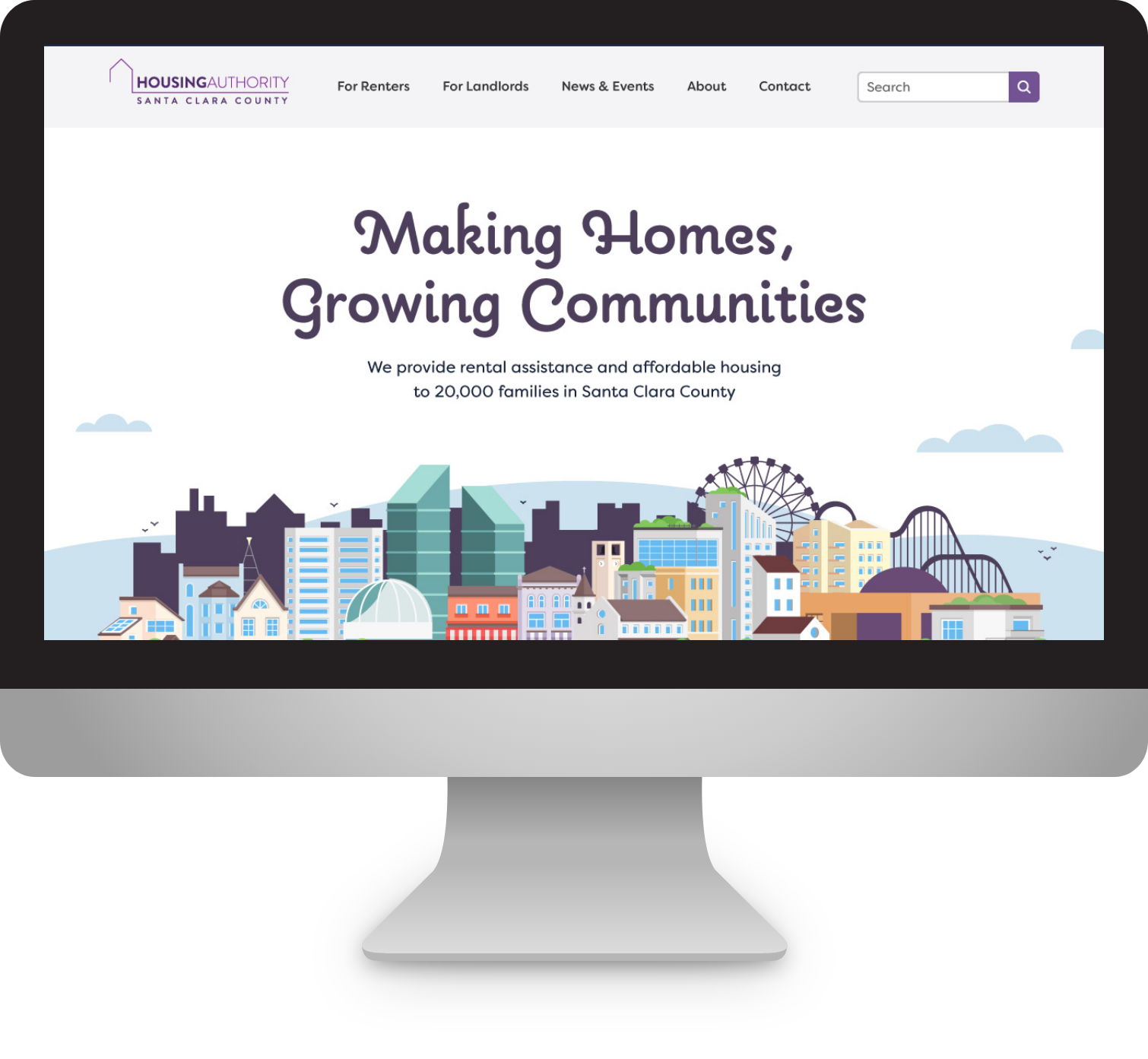 Santa Clara County Housing Authority - Website Design