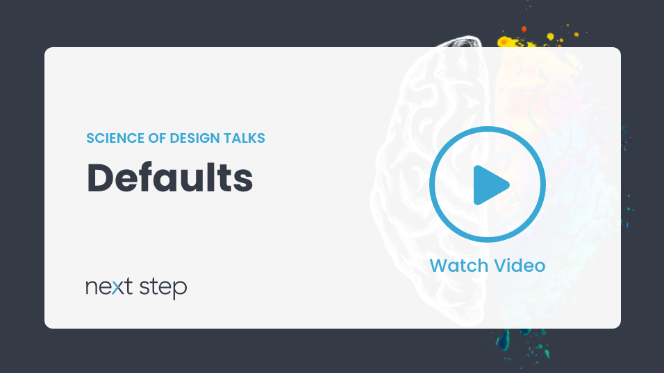 Defaults work because they reduce mental fatigue. See how marketers can use defaults to get better results from product design and marketing