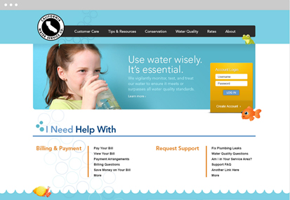 Cal Water Website After